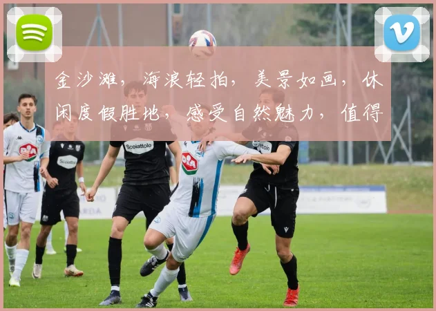 金沙滩，海浪轻拍，美景如画，休闲度假胜地，感受自然魅力，值得一游，亲子旅行首选。